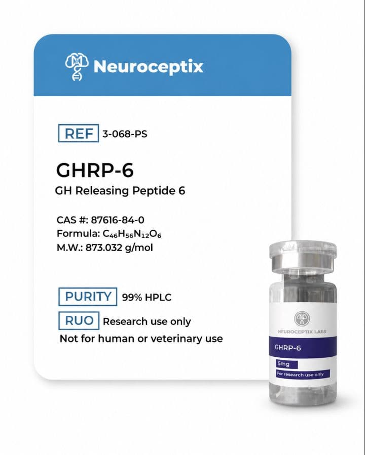 Peptídeo GHRP-6 - 5mg