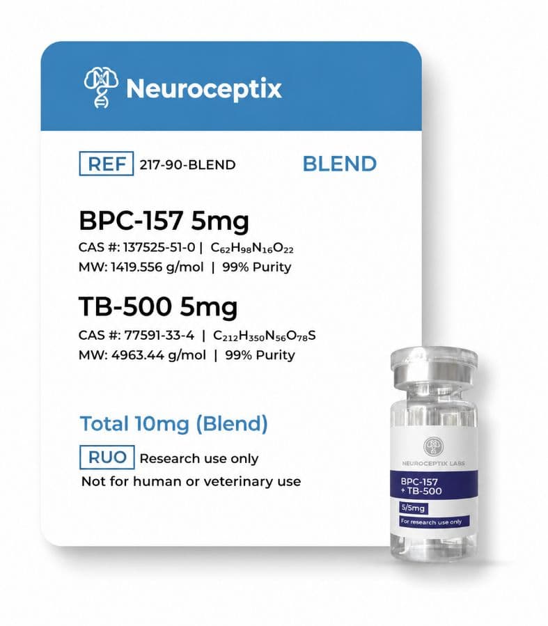 Peptídeo BPC-157 + TB-500 - 10mg